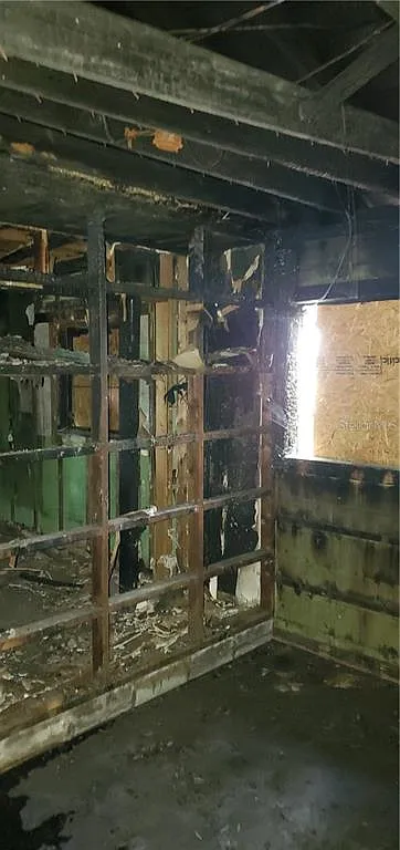 Severe Fire Damage Inside Home