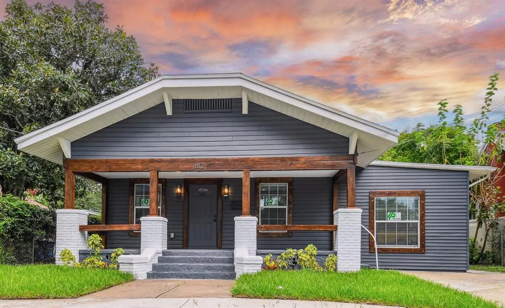 Restored historic bungalow exterior